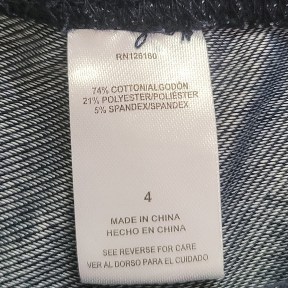 Little Lass 2 pc outfit Sleeveless Blouse & Jean Leggings Girl's 4 - Picture 5 of 6